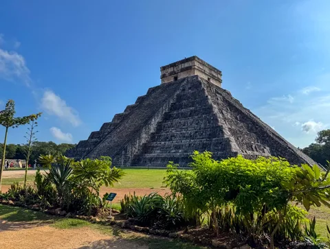 Chichen Itza ruins visited on the guided tour from Tulum